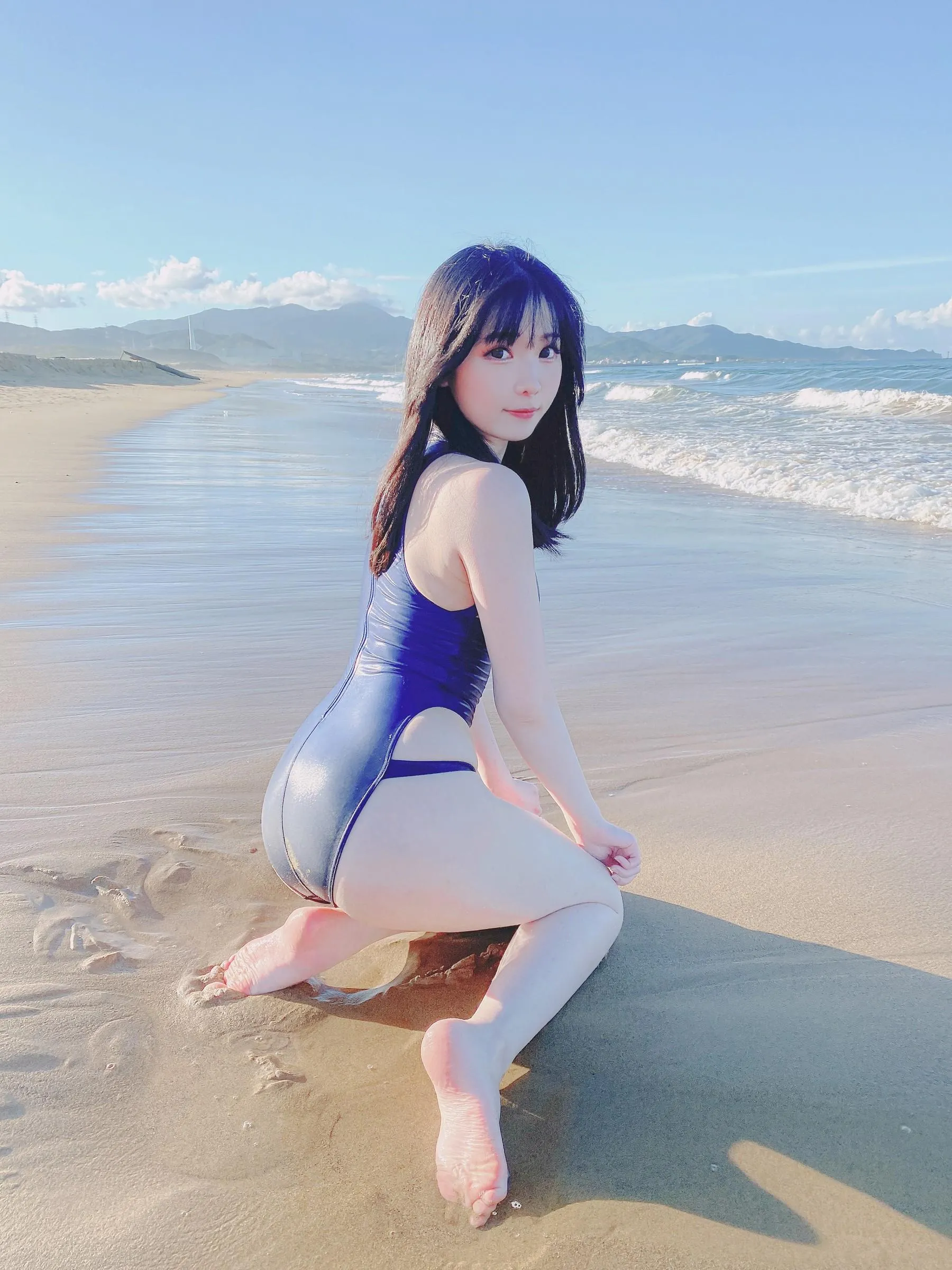 霜月shimo – NO.62 Fantia 2022年10月会员合集5期-2022-10-17 競泳水着 [27P]插图3